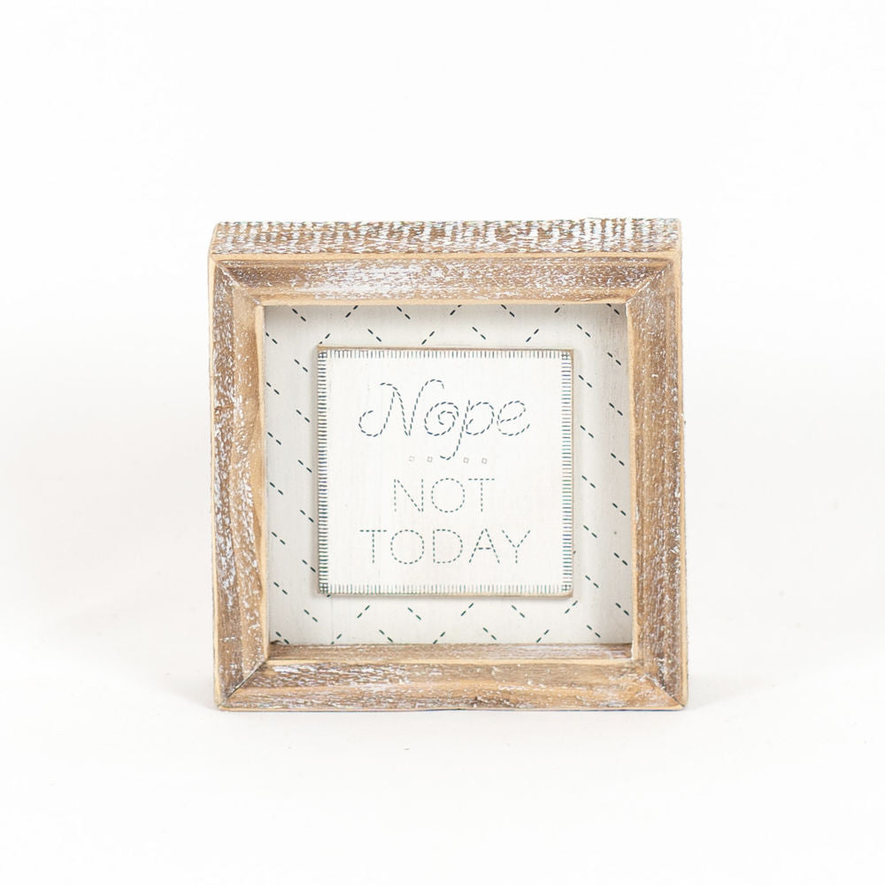 MILD/NOPE Reversible sign - The Nifty Decor