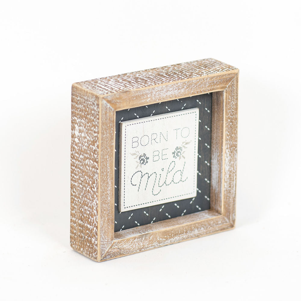 MILD/NOPE Reversible sign - The Nifty Decor