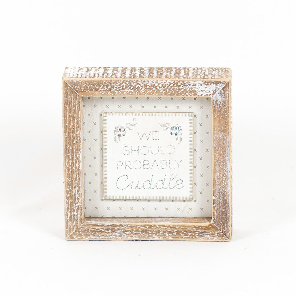 NAP/CUDDLE Reversible sign - The Nifty Decor