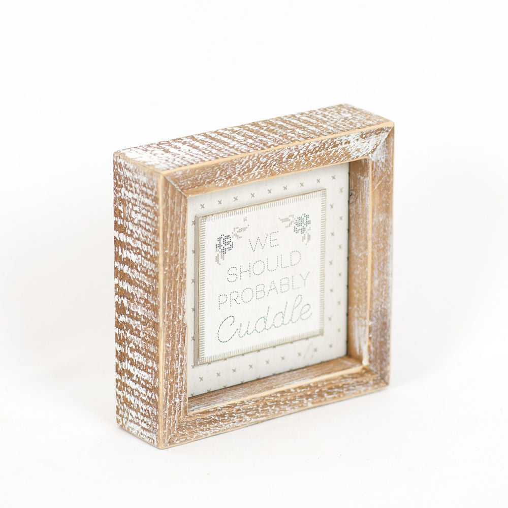 NAP/CUDDLE Reversible sign - The Nifty Decor