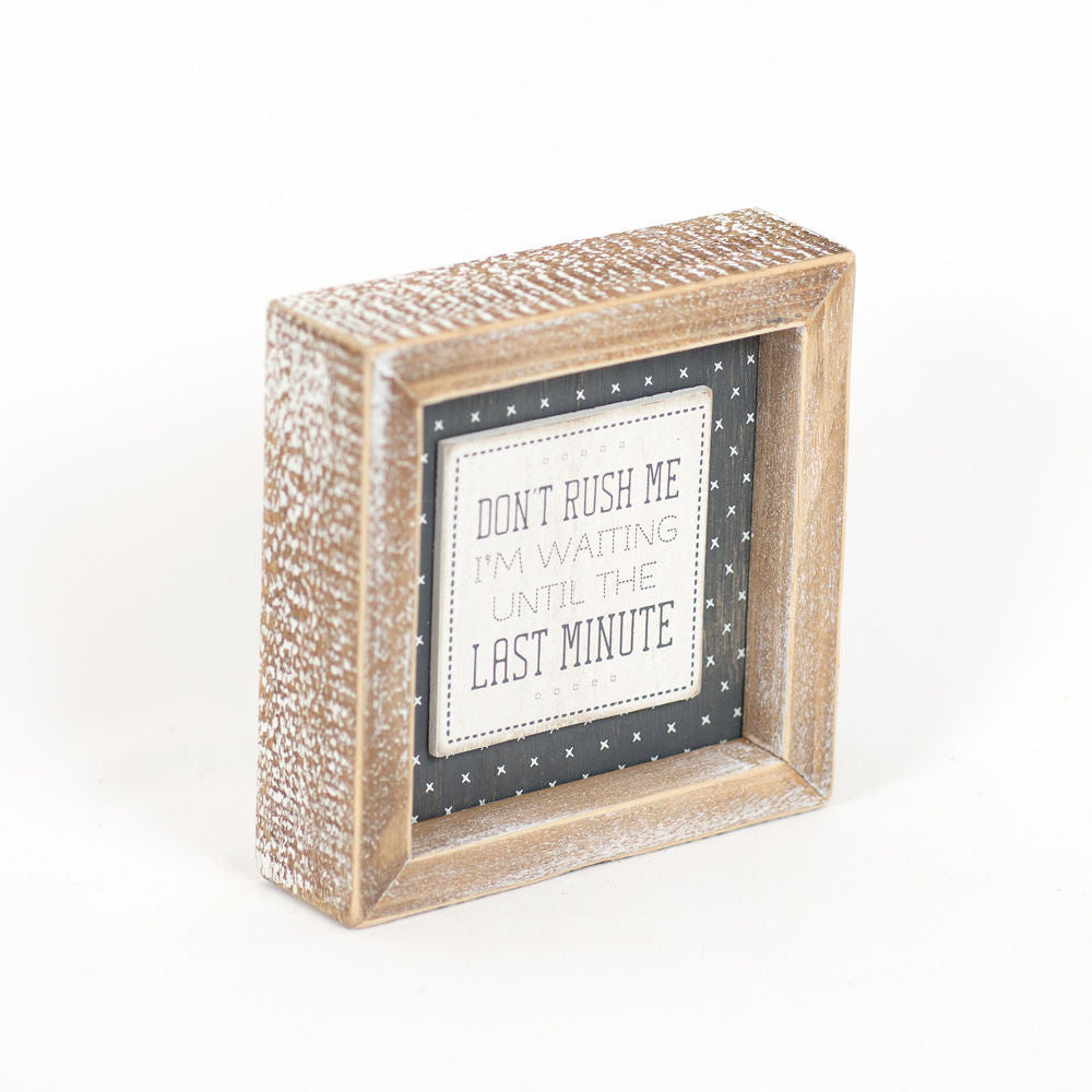 RUSH/FLEX Reversible sign - The Nifty Decor