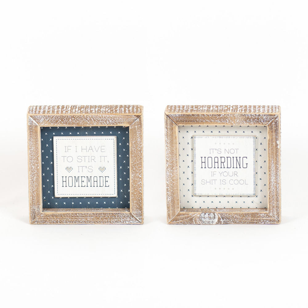 STIR/HOARDING Reversible sign - The Nifty Decor