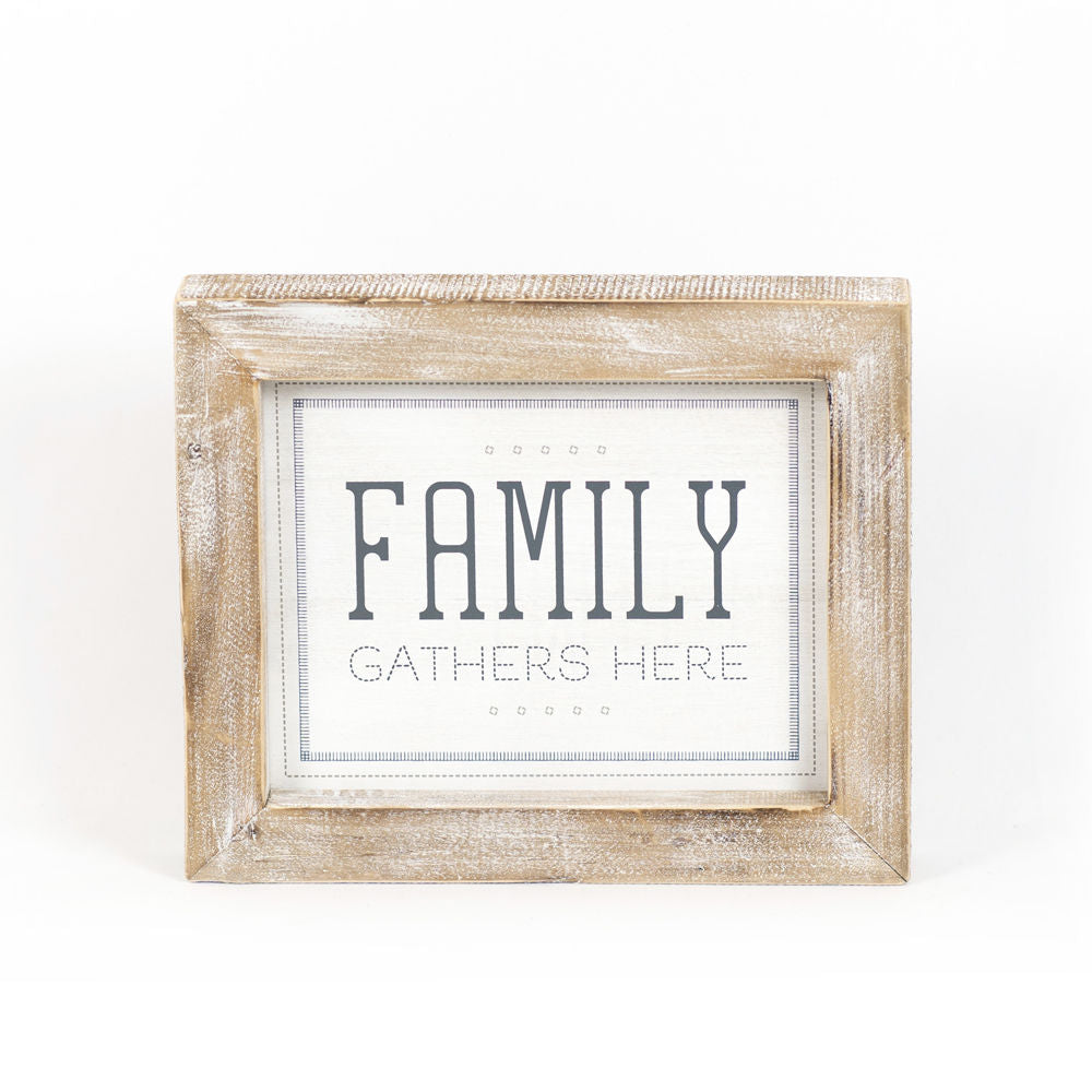 FAMILY/EACH Reversible sign - The Nifty Decor