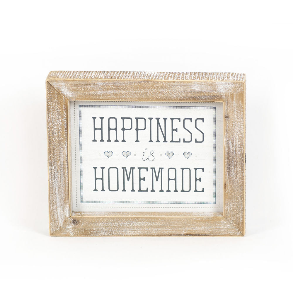 HAPPINESS/WISE Reversible sign - The Nifty Decor