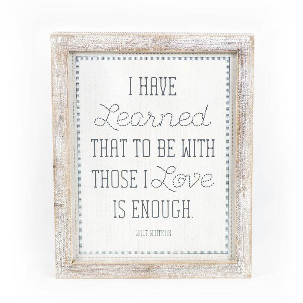 LEARNED/SIMPLE Reversible sign - The Nifty Decor