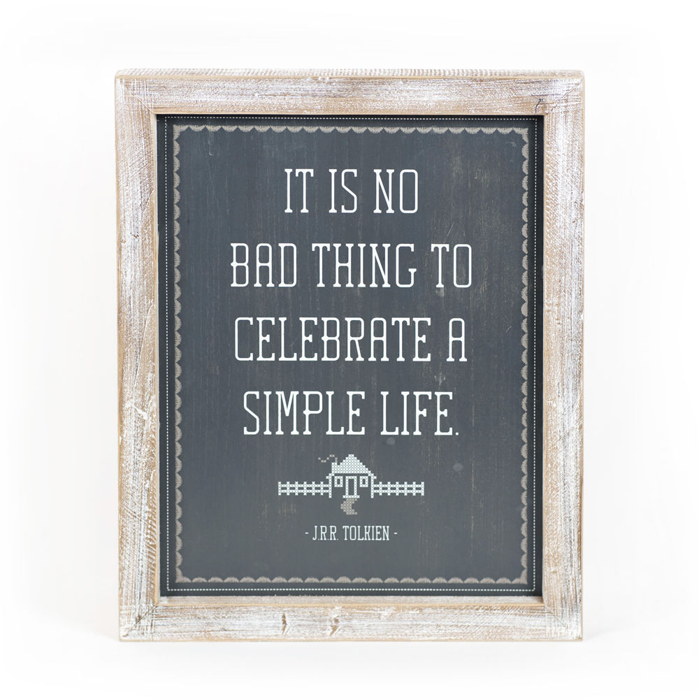 LEARNED/SIMPLE Reversible sign - The Nifty Decor