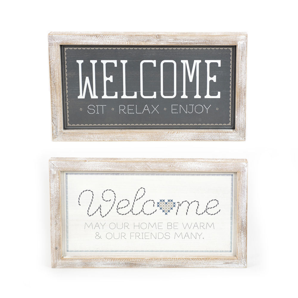 WELCOME Reversible sign - The Nifty Decor