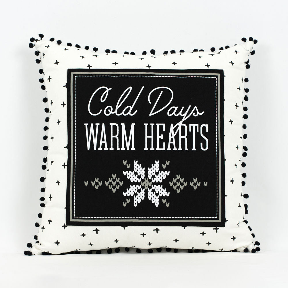 Reversible Linen pillow - COLD - Bombay Mercantile
