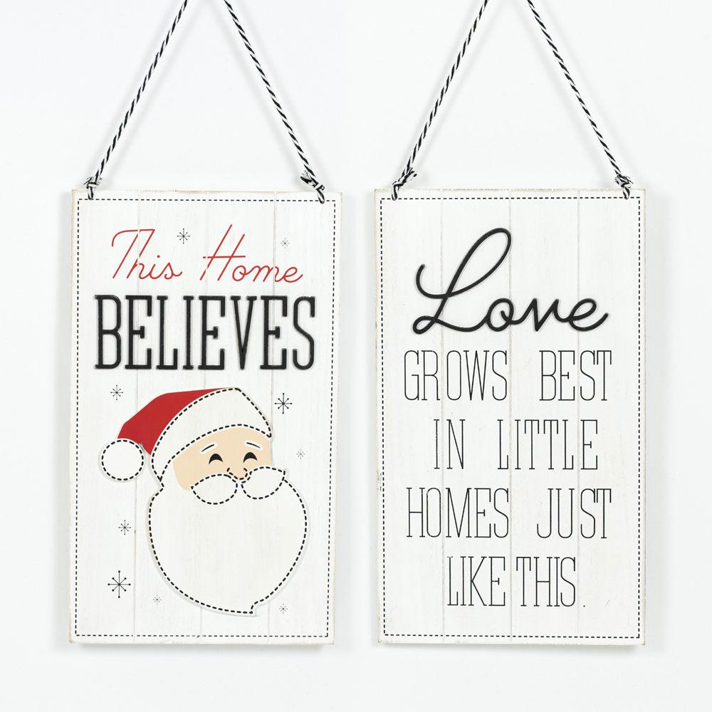 Hanging Wood framed sign CRSSNG - Bombay Mercantile