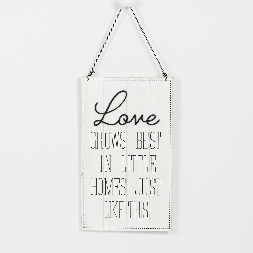 Hanging Wood framed sign CRSSNG - Bombay Mercantile