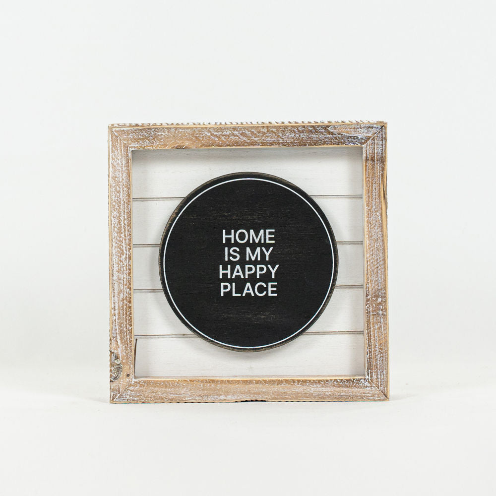 Reverse COCOA- HOME.. Shiplap Sign - Bombay Mercantile