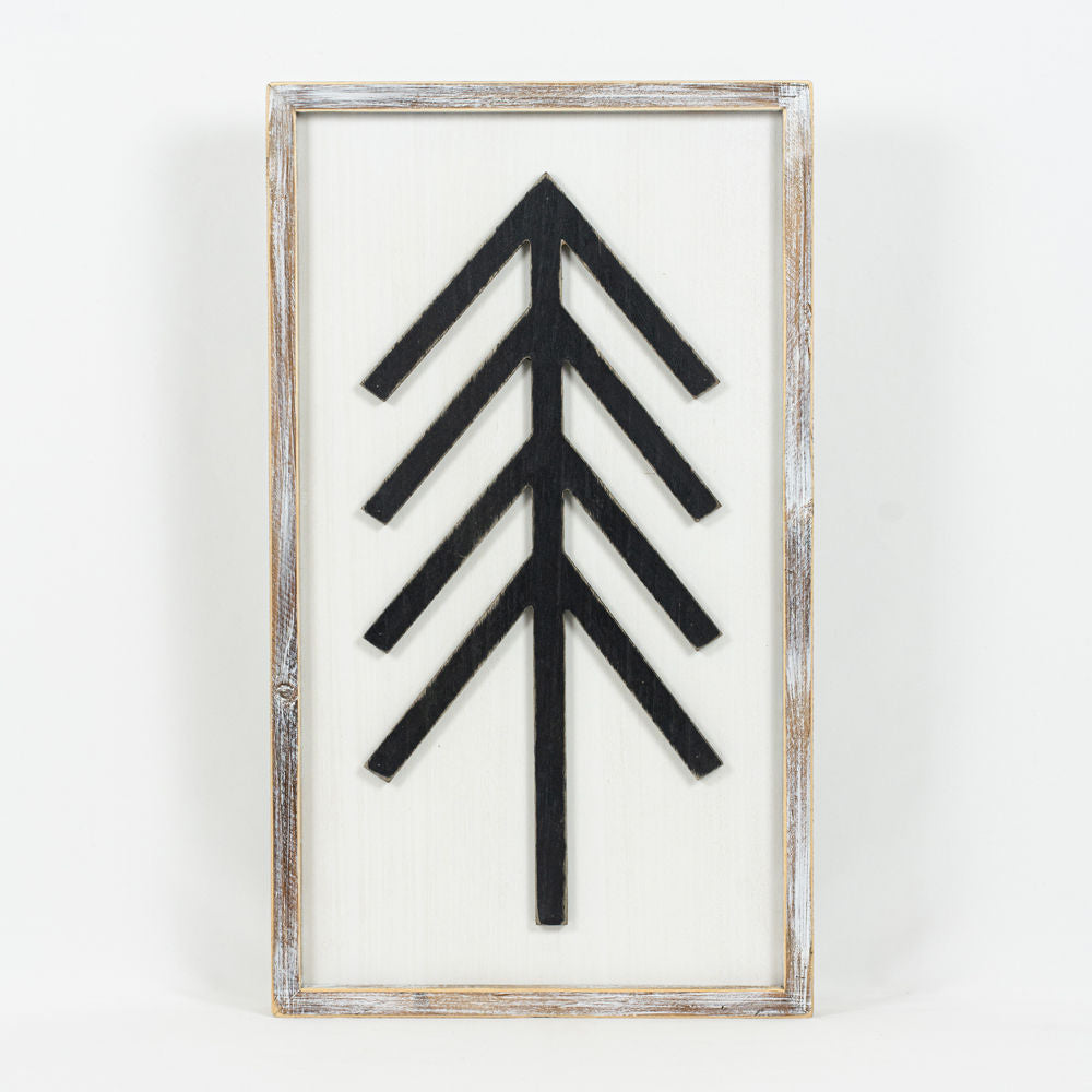 Reverse TREE BE KIND framed Sign - Bombay Mercantile