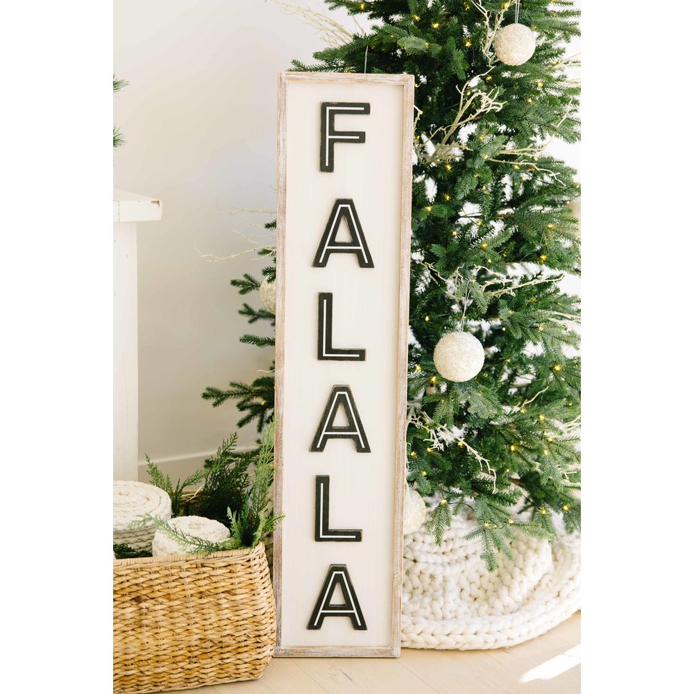 Reverse FALALA WELCOME framed Sign - Bombay Mercantile