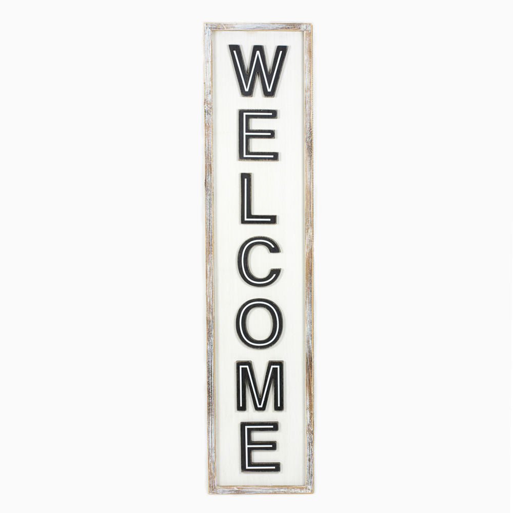Reverse FALALA WELCOME framed Sign - Bombay Mercantile