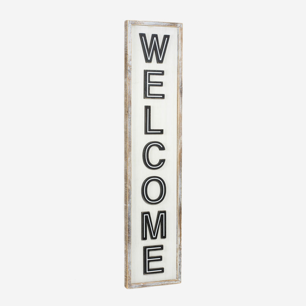 Reverse FALALA WELCOME framed Sign - Bombay Mercantile
