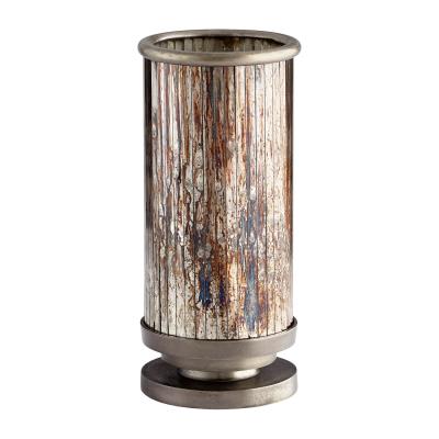 Nickel Finish cylindrical Vase - The Nifty Decor