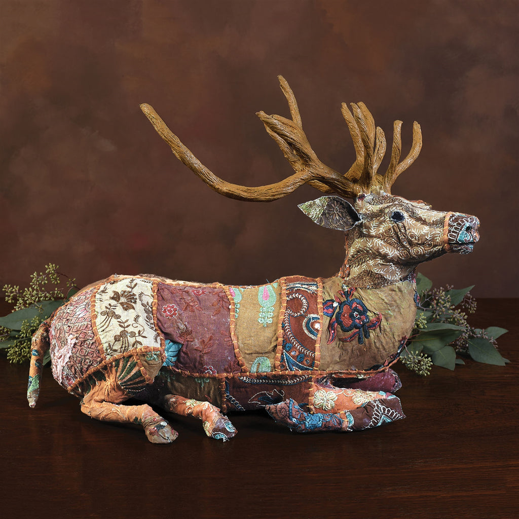 Bavarian Forest Stag Sitting - The Nifty Decor
