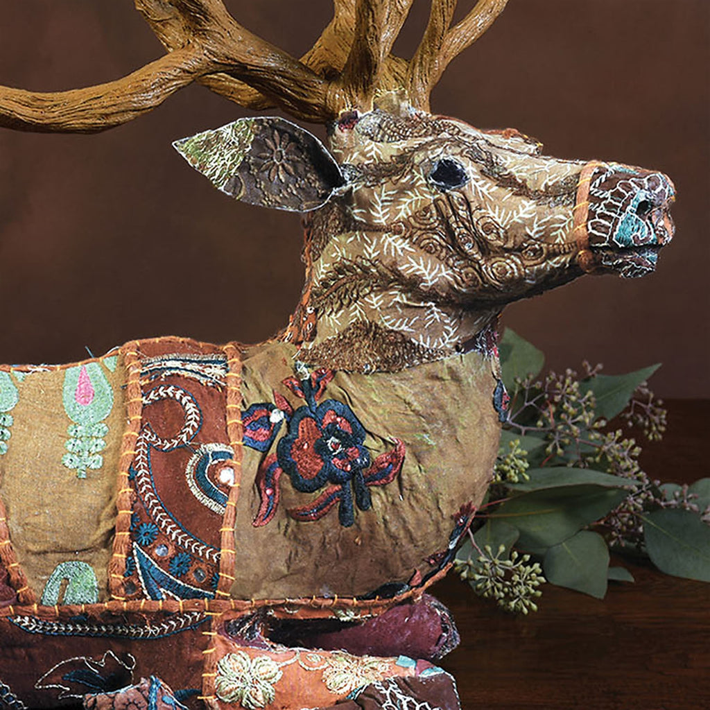 Bavarian Forest Stag Sitting - The Nifty Decor