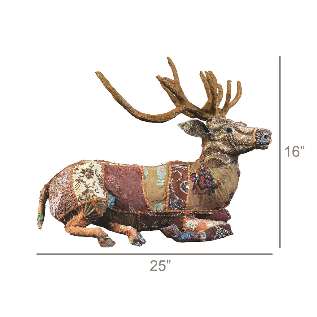 Bavarian Forest Stag Sitting - The Nifty Decor