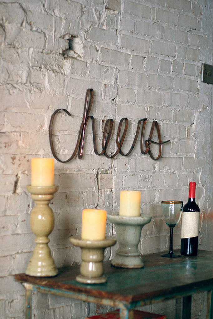 Scrap iron cheers - The Nifty Decor