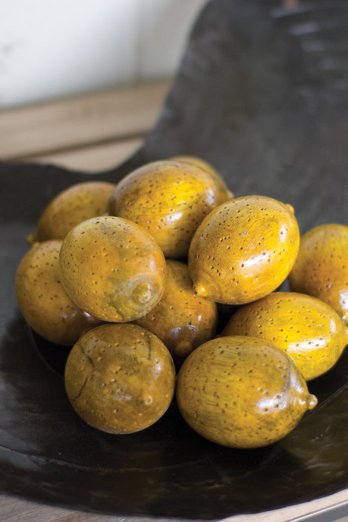Wooden lemons - The Nifty Decor