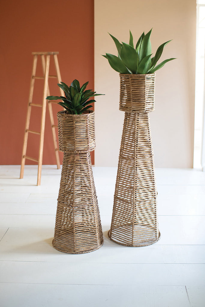 Planter towers, set of 2 - The Nifty Decor