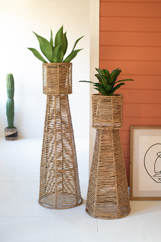 Planter towers, set of 2 - The Nifty Decor