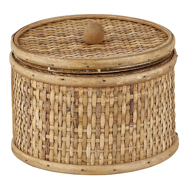 Rattan Basket - Large, In increment of 2 - Bombay Mercantile