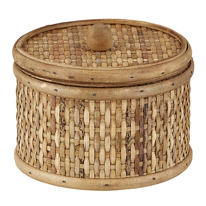 Rattan Basket - Bombay Mercantile
