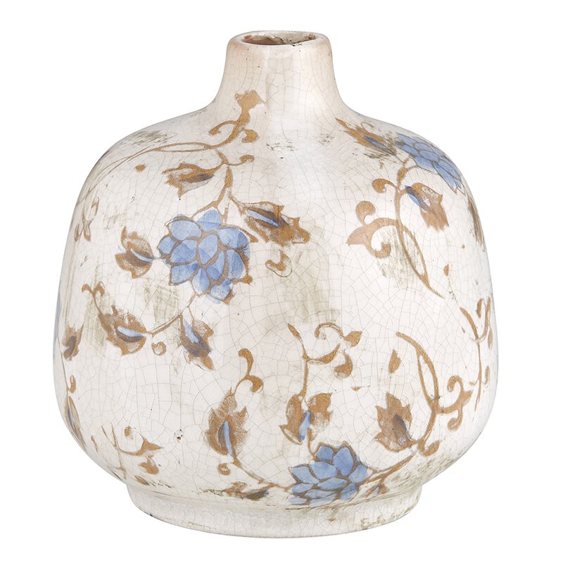 Floral print Bud Vase - Bombay Mercantile