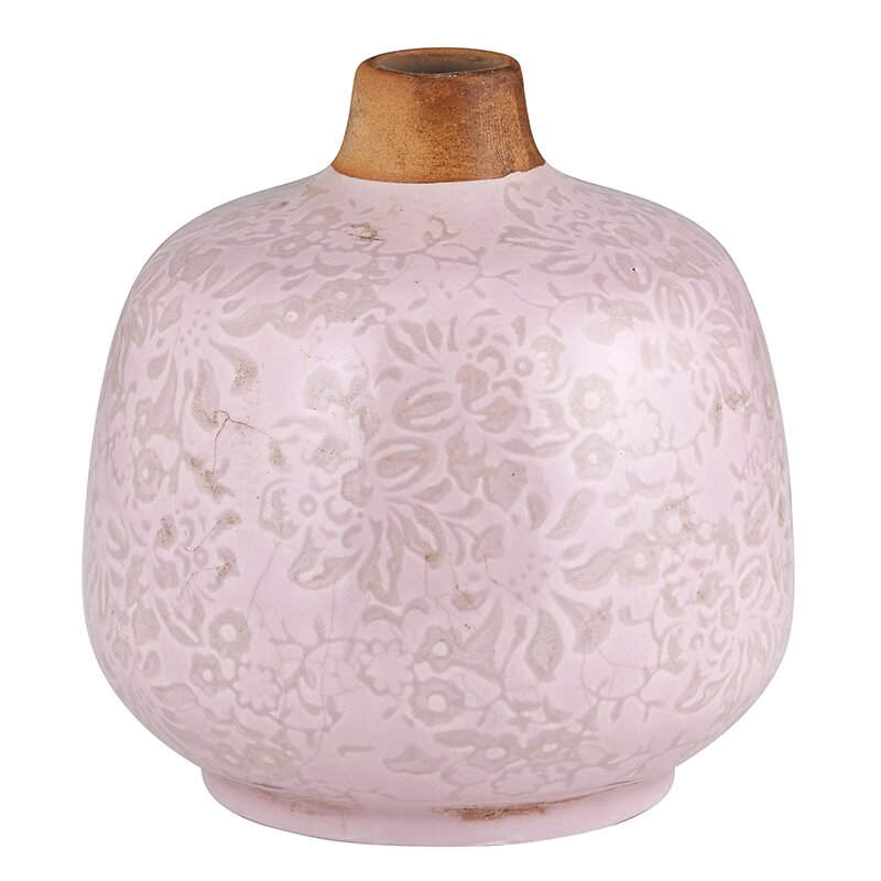Floral print Bud Vase - Bombay Mercantile