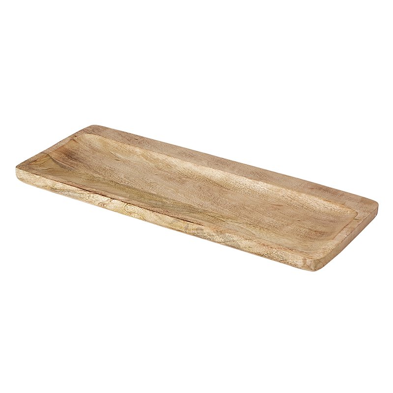 Wooden Rectangular Tray - Bombay Mercantile