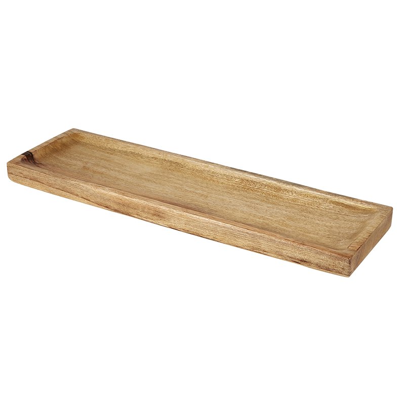Wooden Rectangular Tray - Bombay Mercantile