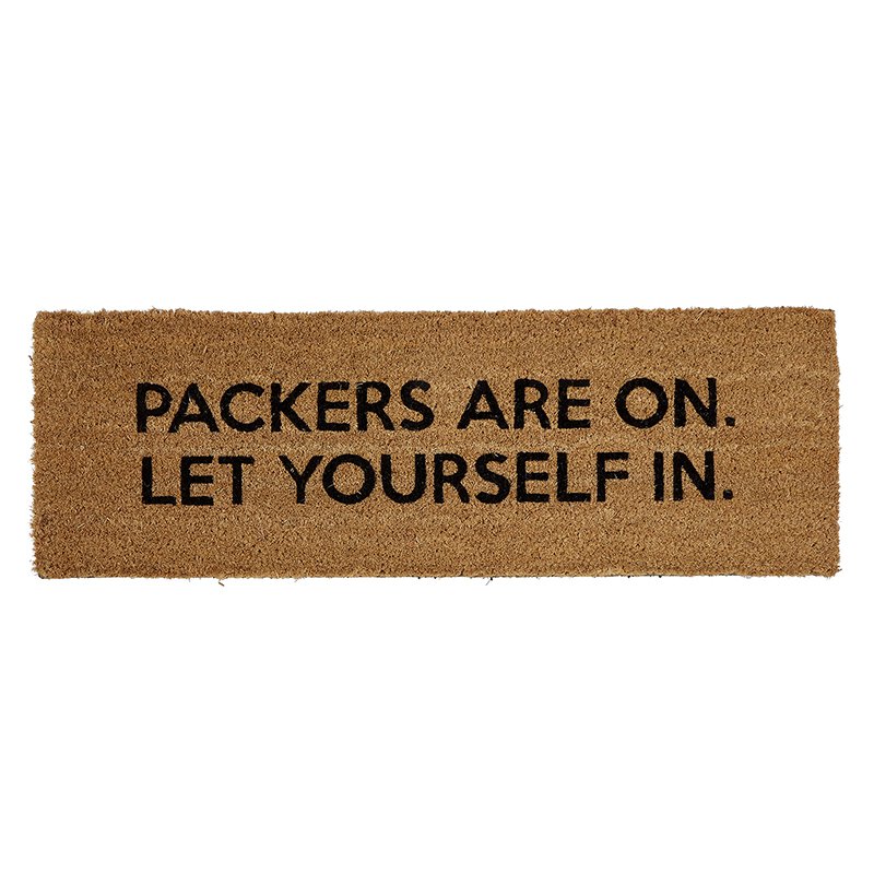 Door Mat - Packers Are On - Bombay Mercantile