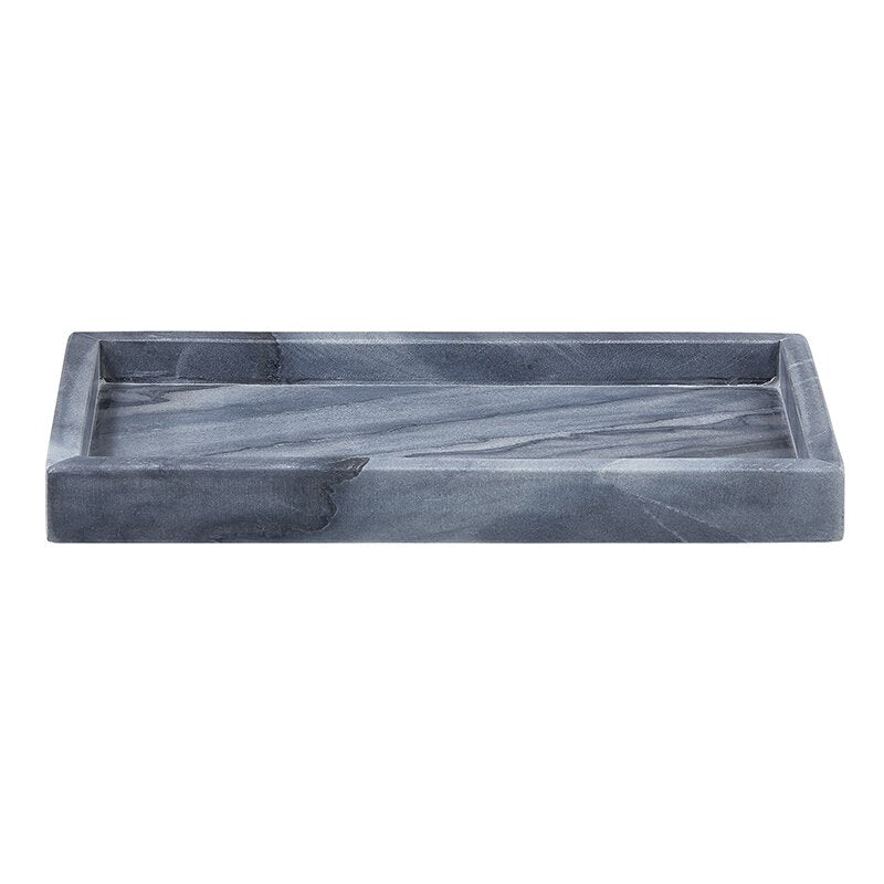Gray Marble Tray - Bombay Mercantile