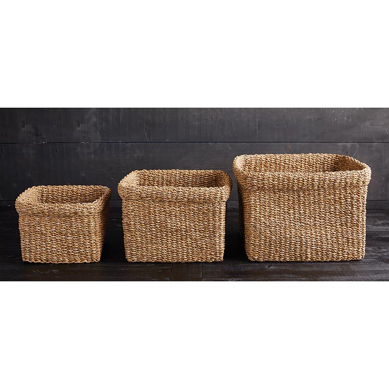 Square Basket Set - Large - Bombay Mercantile