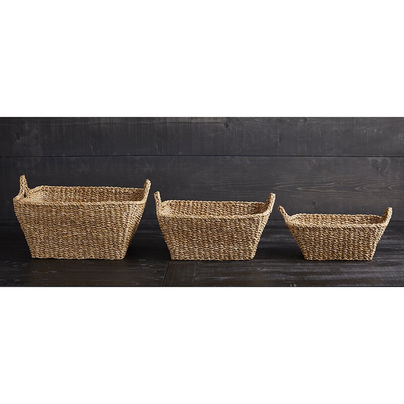 Rectangle Storage Basket Set - Bombay Mercantile