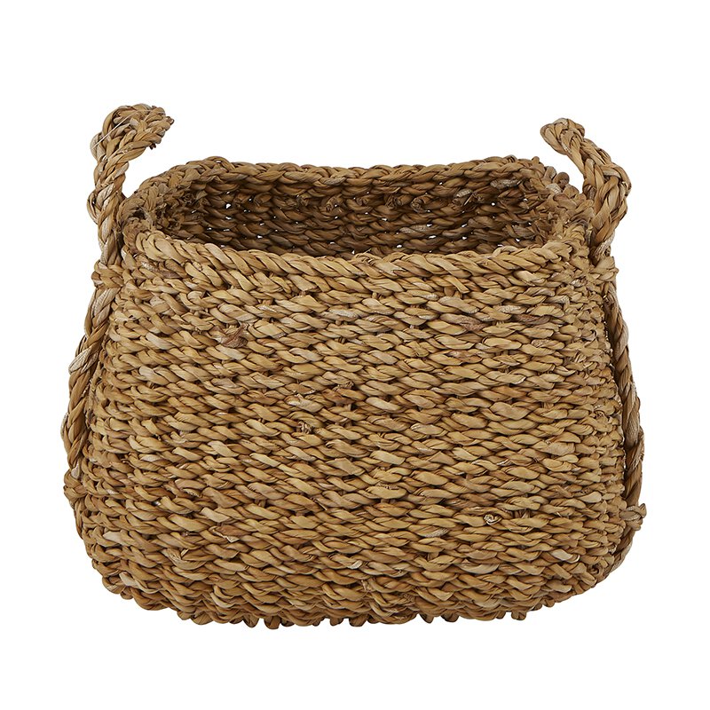 Square Basket with Handles Set - Large - Bombay Mercantile