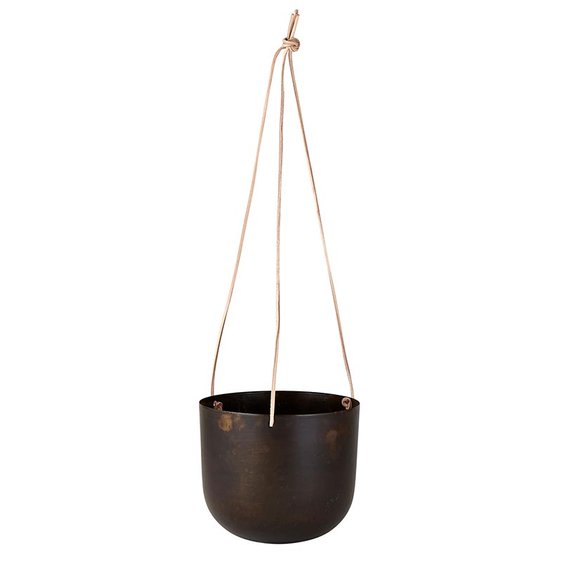 Metal Hanging Vase - Bombay Mercantile