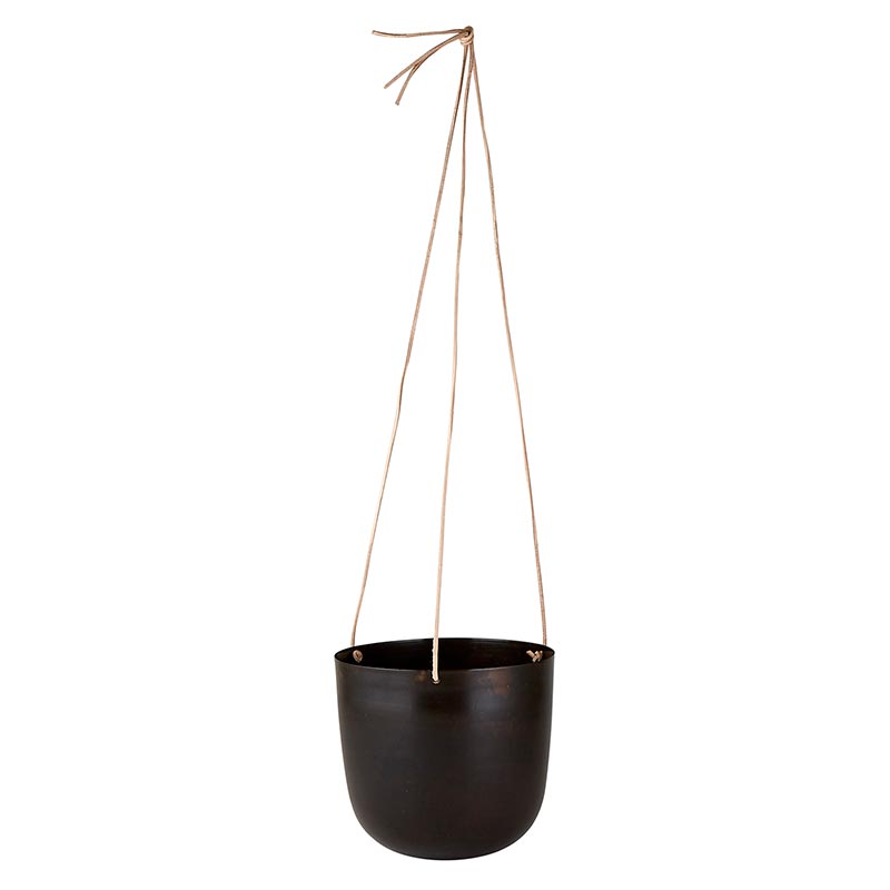Metal Hanging Vase - Bombay Mercantile