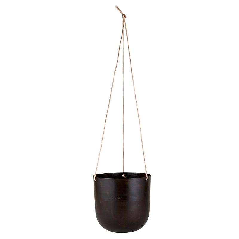 Metal Hanging Vase - Bombay Mercantile