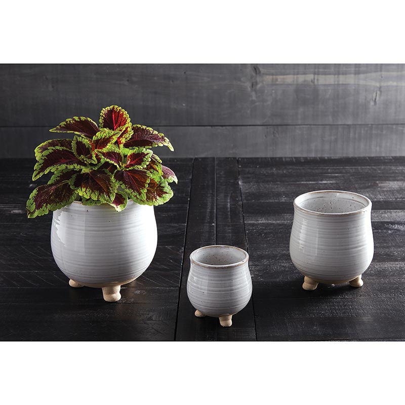 Round Pot with Legs - Bombay Mercantile