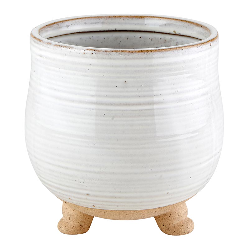 Round Pot with Legs - Bombay Mercantile