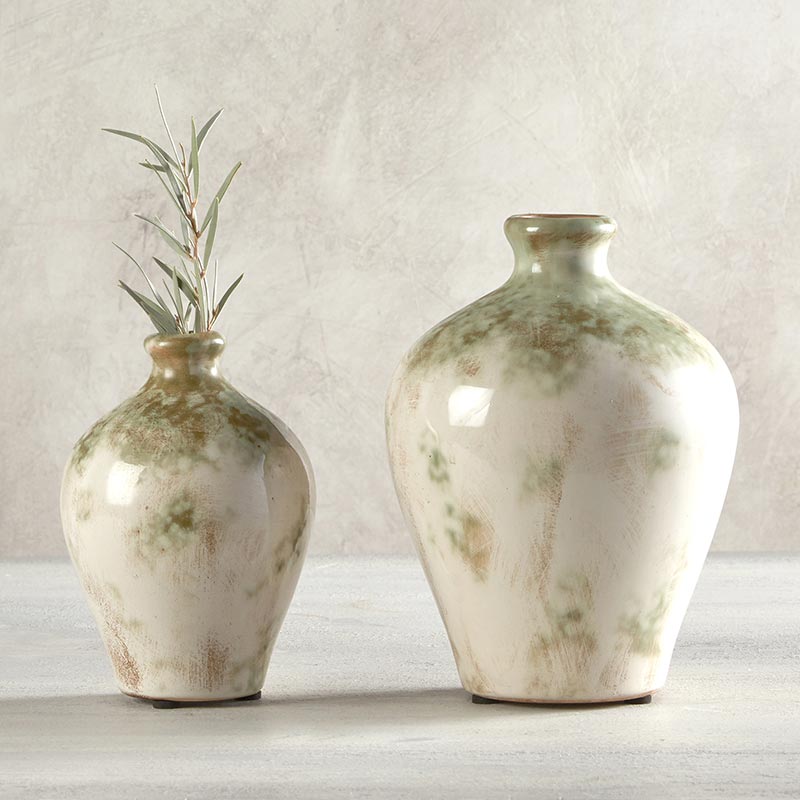 Cream Vase - Bombay Mercantile