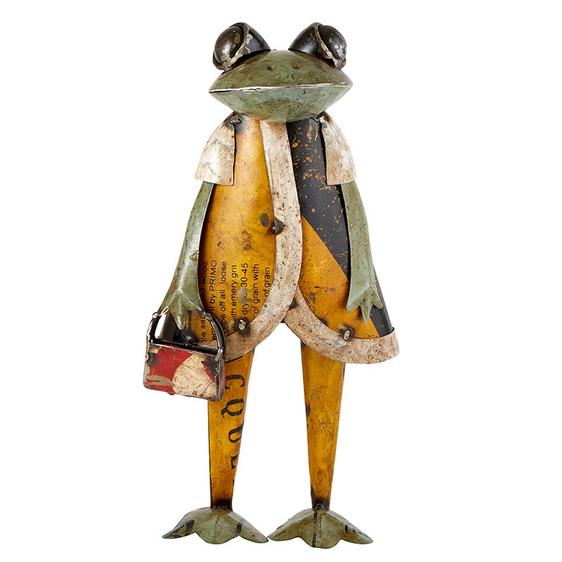 Iron Frog with Bag - Bombay Mercantile