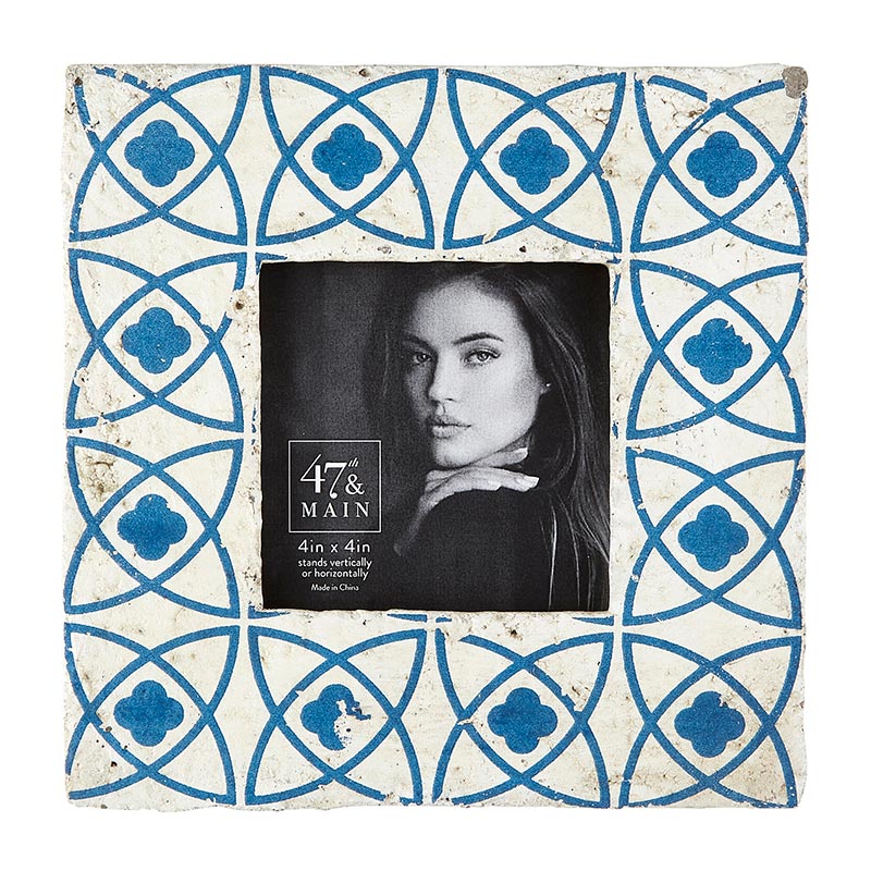 White Photo Frame - 4x4 - Bombay Mercantile