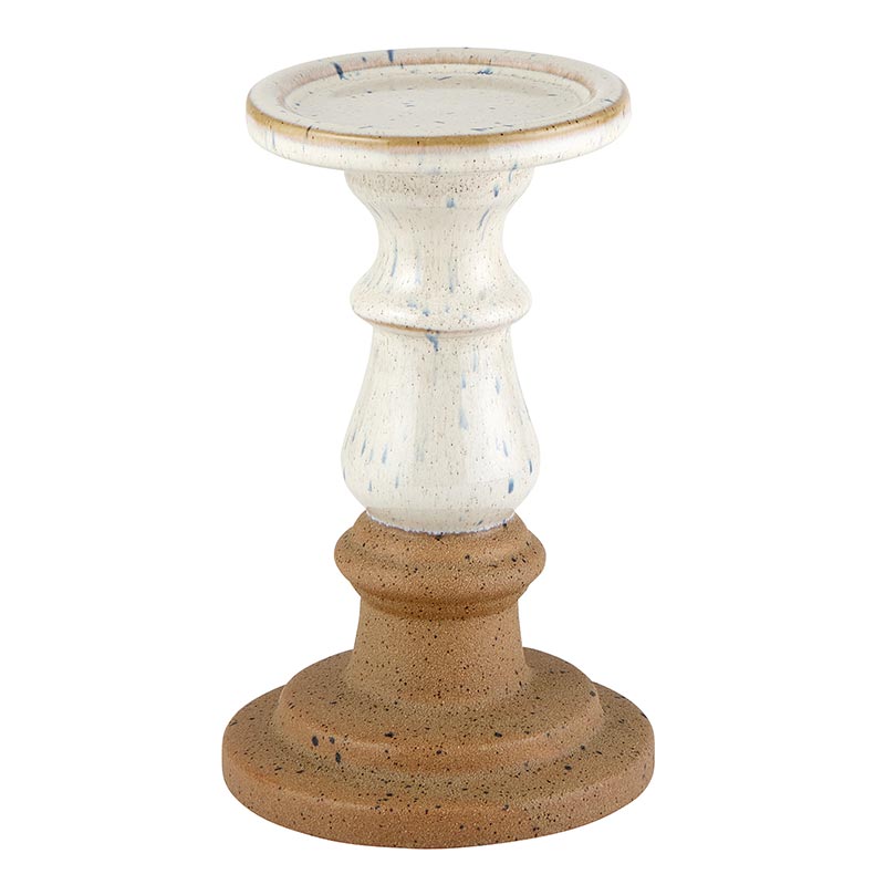 Ceramic Candlestick - Bombay Mercantile