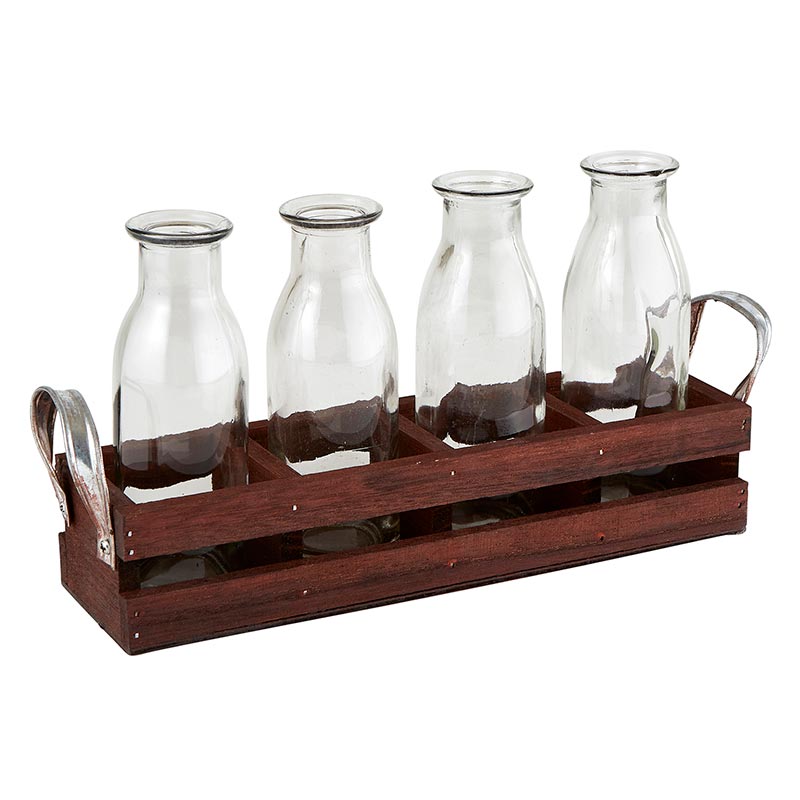Mini Bottle Vase - 4 - Bombay Mercantile