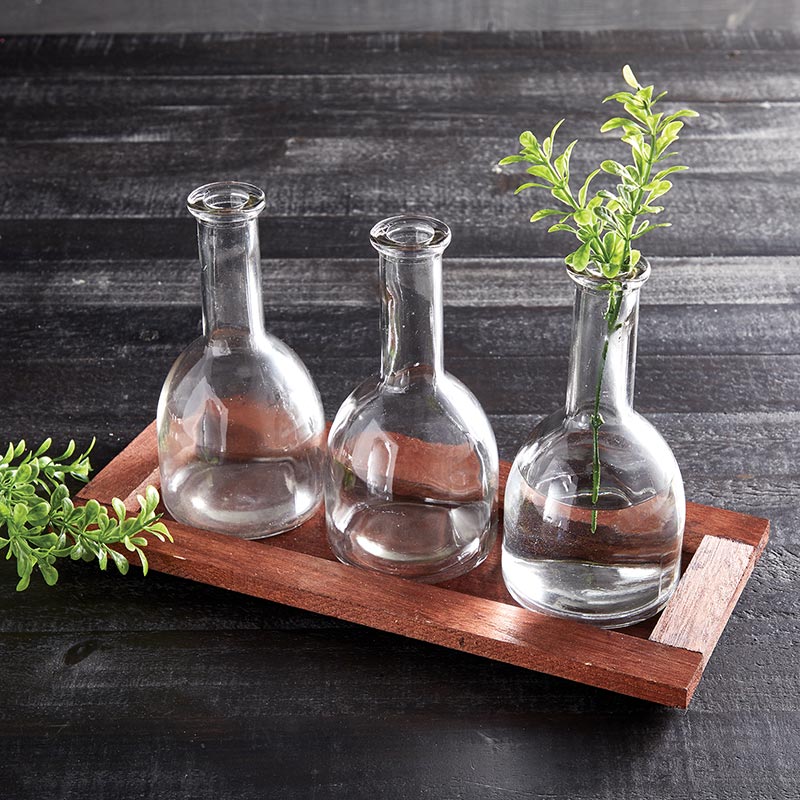 Flower Vase Holder - Tray - Bombay Mercantile