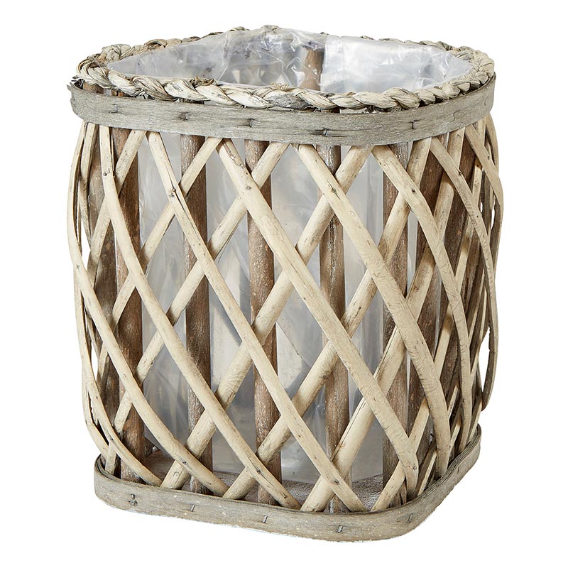 Willow Basket - Square - Bombay Mercantile